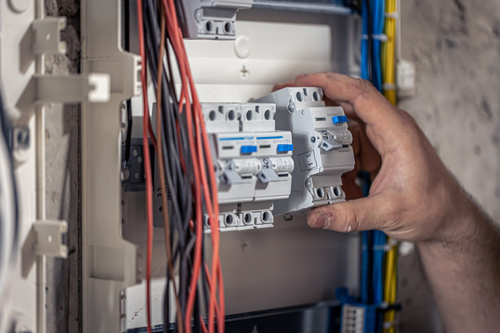 Projet électrique maison neuve - Circuits des appareils ménagers et espaces techniques. Projet électrique maison neuve - Circuits des appareils ménagers et espaces techniques.